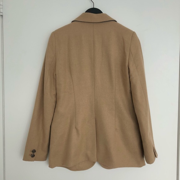 Gap Beige/Tan Wool Blazer Jacket - Picture 5 of 10